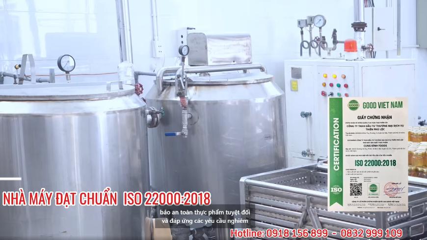 GIA CÔNG YẾN SÀO TRỌN GÓI – từ A đến Z – chuẩn ISO 22000:2018