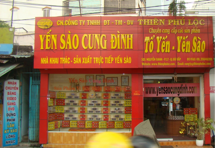 CẢNH BÁO HÀNH VI VI PHẠM NHÃN HIỆU ĐỘC QUYỀN " YẾN SÀO CUNG ĐÌNH"