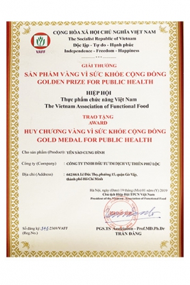 Giải thưởng Sản phẩm vì sức khỏe cộng đồng
