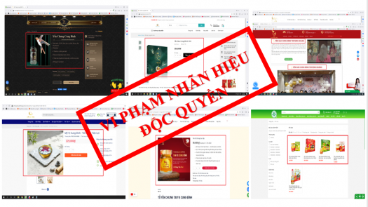 CẢNH BÁO HÀNH VI VI PHẠM NHÃN HIỆU ĐỘC QUYỀN 